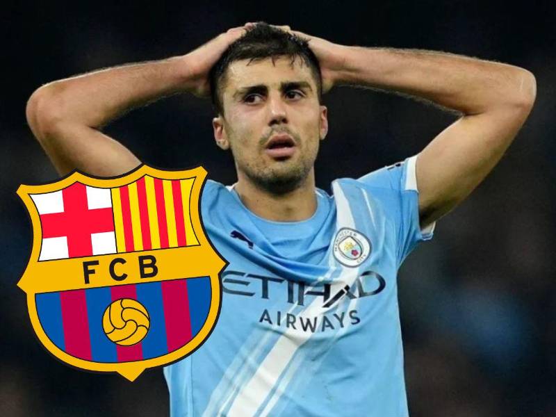 Barcelona continúa negociando el fichaje de Rodri y el Manchester City ha rechazado dos propuestas.