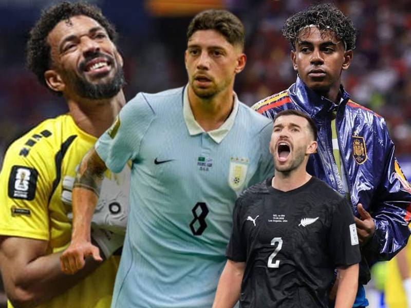 Vozinha, Fede Valverde, Lamine Yamal y Tim Payne disputan la segunda fecha con sus respectivas selecciones.