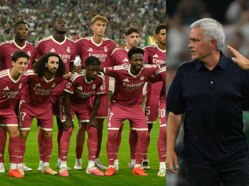 El técnico portugués del Real Madrid, José Mourinho.