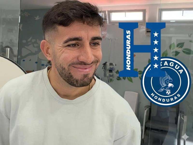 El delantero argentino, Agustín Auzmendi, está de visita en el país aprovechando que su esposa es catracha.