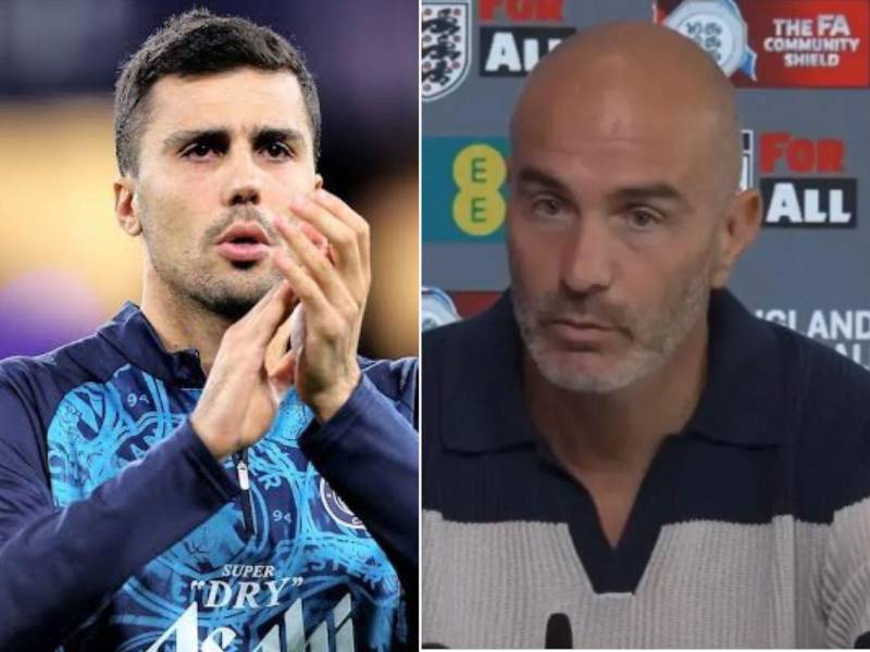 Enzo Maresca dejó abierta la puerta para que Rodri pueda salir del Manchester City durante este verano.