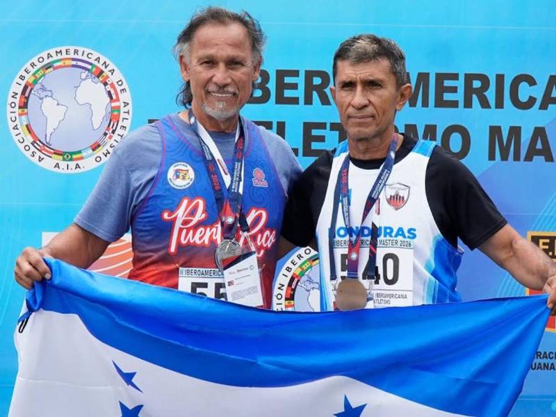 Hondureño conquista medalla de oro en el Iberoamericano Máster de Atletismo Lima