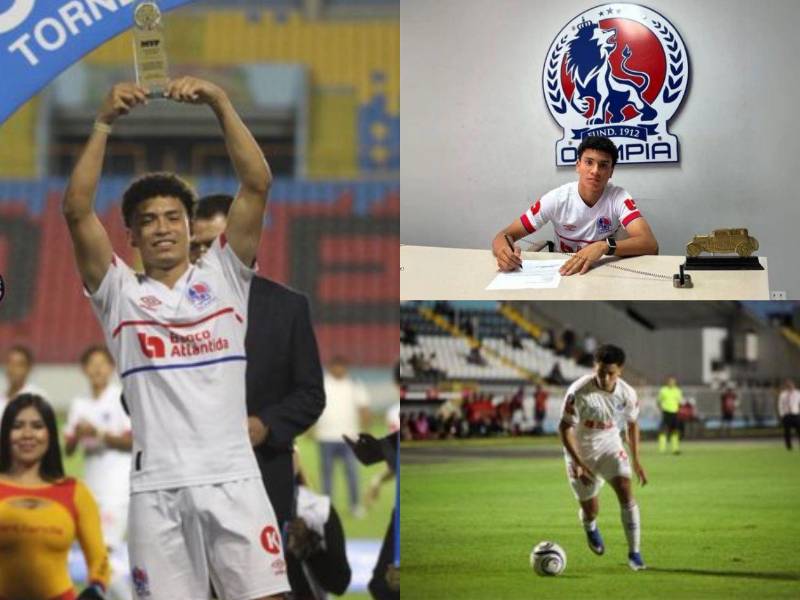 El mediocampista cumplió su sueño y debutó oficialmente con Olimpia en el triunfo 2-0 ante Mixco por la Copa Centroamericana
