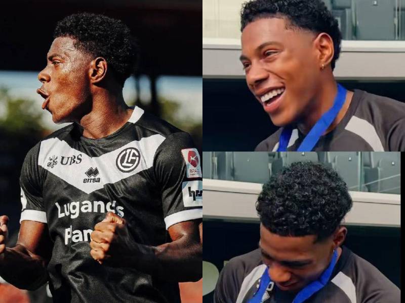 ¡Honduras brilla! Lugano premia a Dereck Moncada tras golazo en Conference