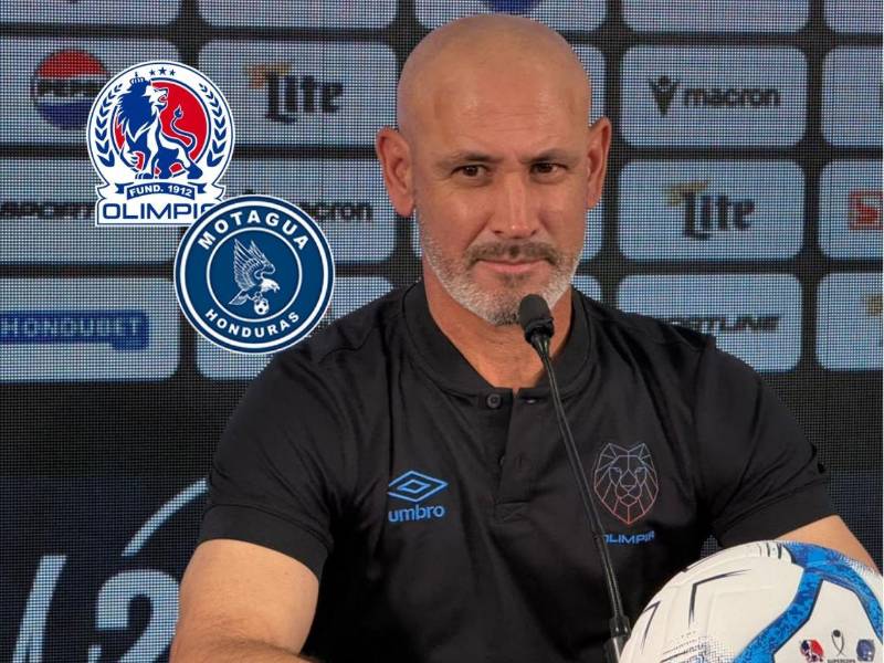 El entrenador de Olimpia atendió la conferencia de prensa previo al duelo ante Motagua.