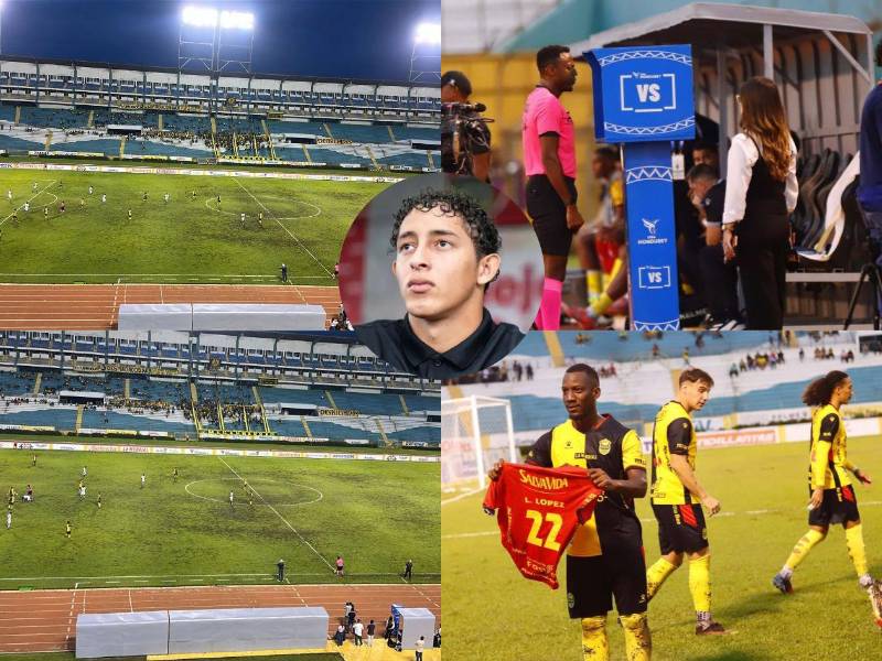 NO SE VIO EN TELEVISIÓN: Nixon Cruz nuevamente desparecido, llegó el fichaje de Real España y el motivo del lodo en el Estadio Olímpico de San Pedro Sula.