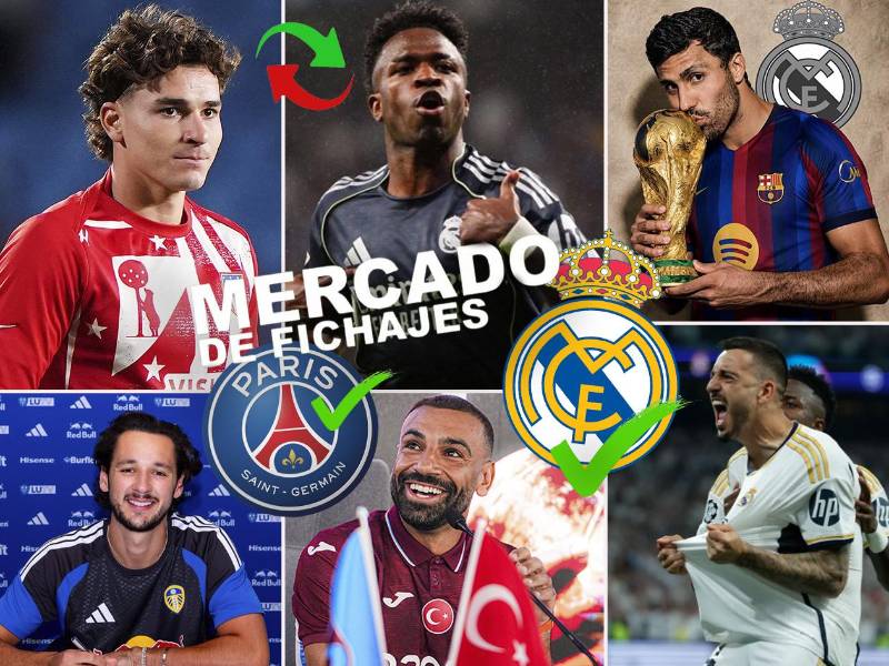 Las principales novedades en el mercado de fichajes de Europa: Real Madrid es protagonista este jueves y el giro inesperado por Rodri. El PSG de Luis Enrique anuncia nuevo refuerzo.