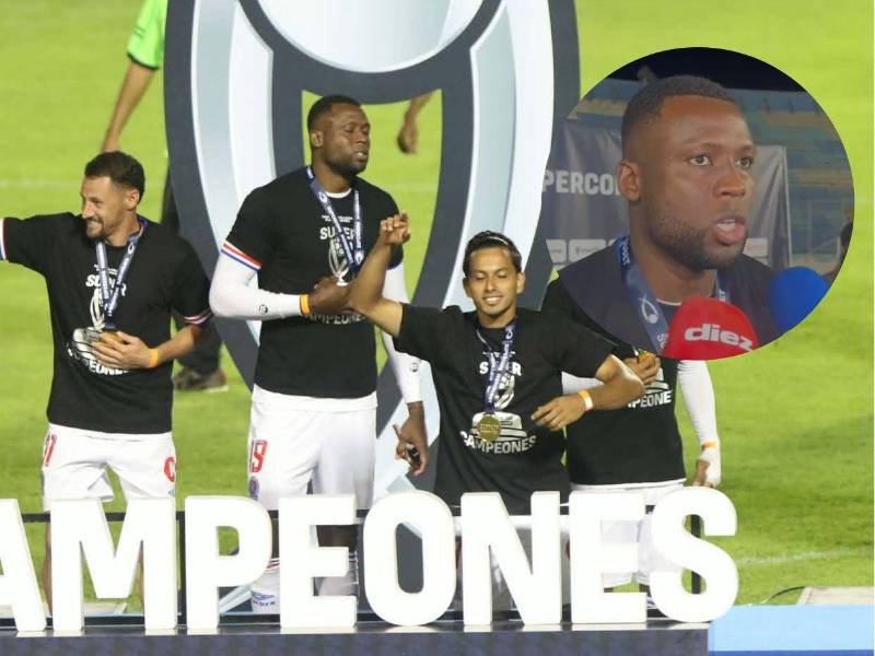 Yustin Arboleda compareció ante DIARIO DIEZ tras quedar campeón de la Supercopa de Honduras.