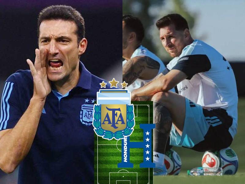 La selección de Honduras enfrenta a Argentina, la actual campeona del mundo, en partido amistoso. Scaloni ha probado un tremendo once, pero con varias figuras fuera ¿Messi?