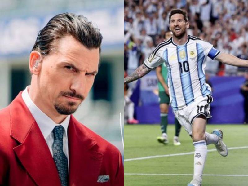 La frase de Ibrahimovic sobre Messi que calienta el Argentina-Inglaterra: Ahora...