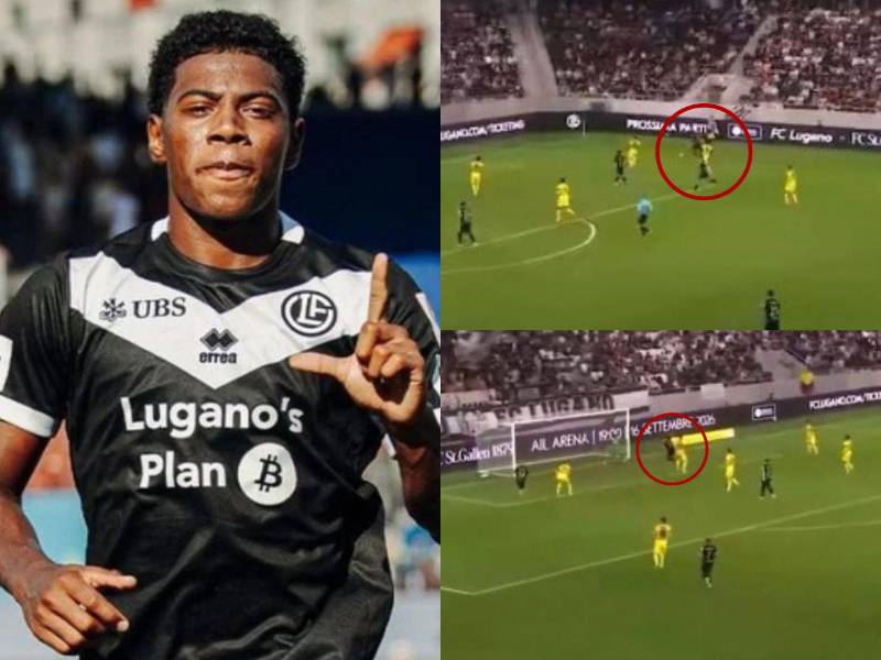 ¡Dereck Moncada está intratable! Así fue su primera asistencia con Lugano de Suiza