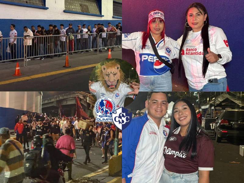 ¡Ya se vive el ambientazo afuera del Nacional! Así se vive la fiesta en las horas previas al Olimpia vs Cartaginés por la Copa Centroamericana.