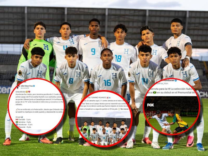 La prensa de Honduras lamenta y sufre la dura derrota de la Mini H en su debut en el Premundial Sub-20 de Concacaf y algunos señalan al culpable del debut amargo.