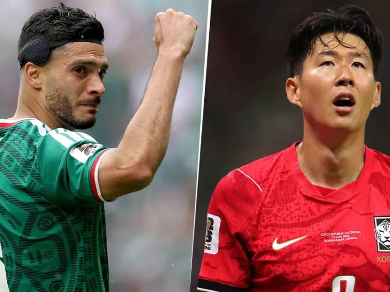 Raúl Jiménez y Son Heung-Min, figura de ambas selecciones de México y Corea del Sur, estarán frente a frente hoy.
