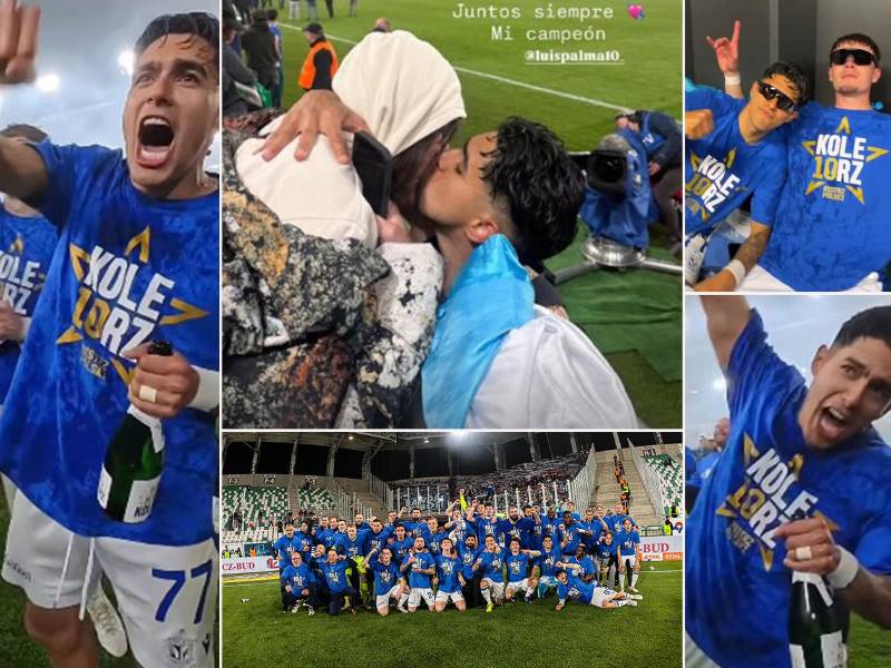 El volante hondureño se coronó en la liga polaca con el Lech Poznán y así fue la celebración. Estuvo compartiendo con su esposa y una dedicatoria muy especial.