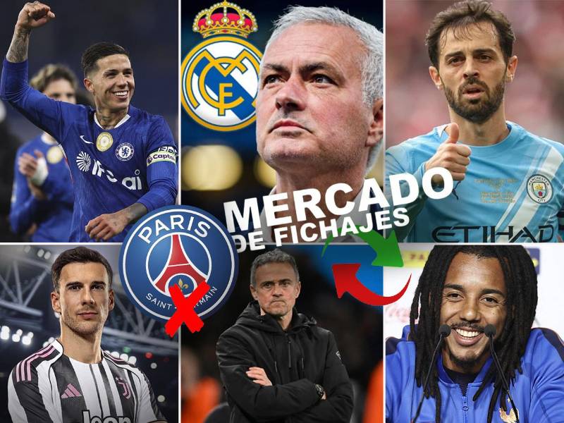 Las principales novedades de este miércoles en el mercado de fichajes de Europa: Mourinho no volverá solo al equipo blanco, Luis Enrique echa a jugador del PSG tras ganar la Champions League y delantero rechaza la renovación para ir al Barcelona.