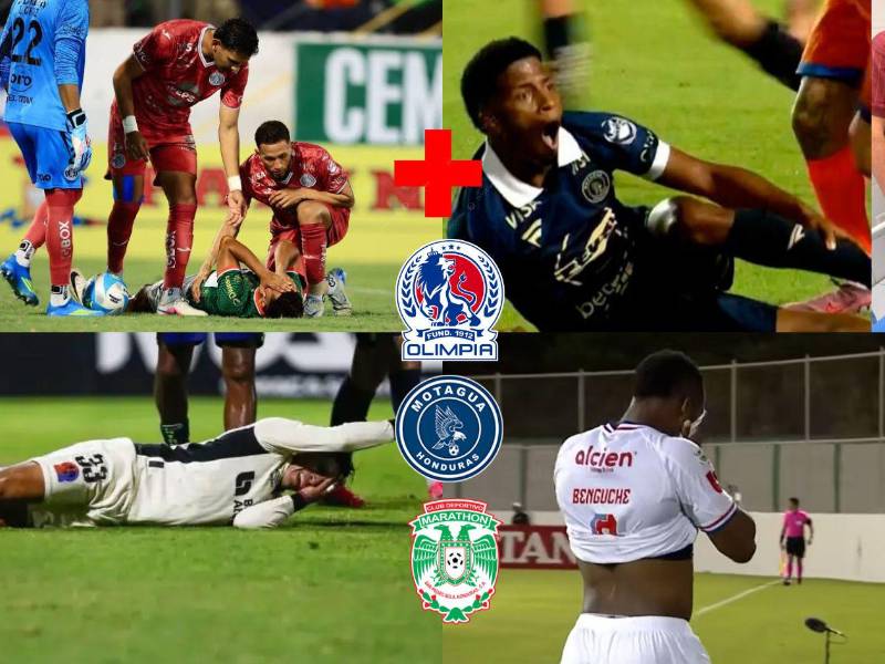Motagua, Olimpia y Marathón presentan duras bajas: la lista de futbolistas que no estarán en los cuartos de final de la Copa Centroamericana.