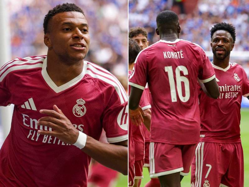 Kylian Mbappé volvió a los trabajos del Real Madrid y lo hizo con gol en el último partido de pretemporada.