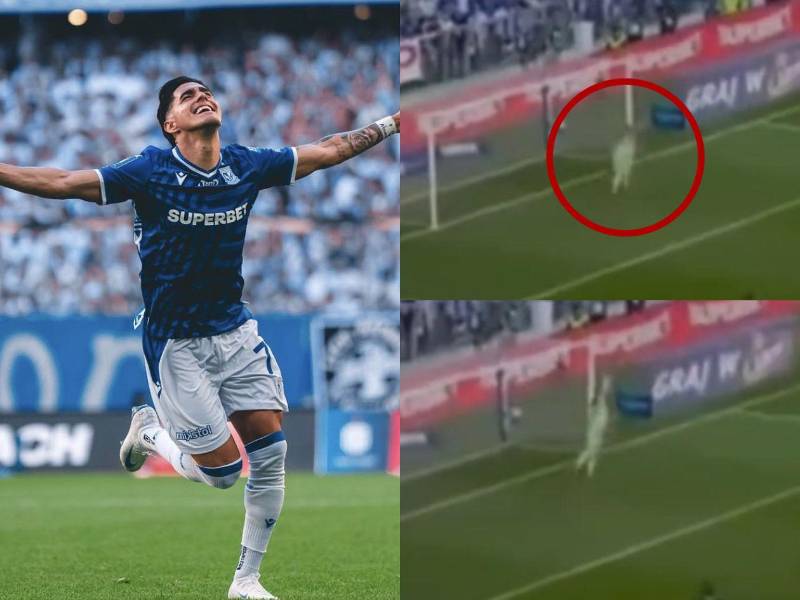 ¡La clavó en el ángulo! Luis Palma despide la temporada en Polonia con otro golazo