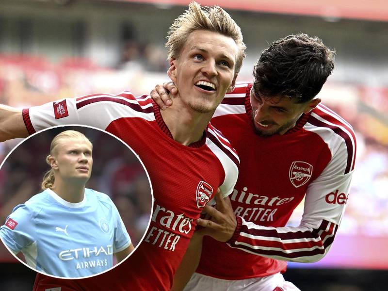 El Arsenal de Mikel Arteta goleó al Manchester City en la final de la Community Shield disputada en Cardiff.
