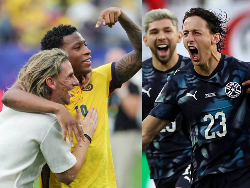Ecuador y Paraguay clasificaron a la segunda ronda del Mundial 2026 entre los mejores terceros. Fotos EFE.