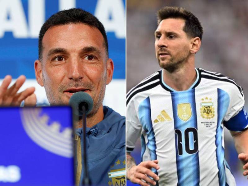 Lionel Scaloni adelantó que Messi no será titular en el duelo contra Jordania en Dallas y jugará después.