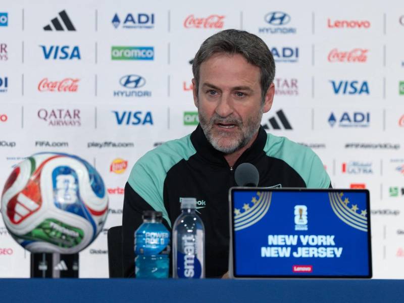 El entrenador de Panamá, Thomas Christiansen, durante las conferencias de prensa en la Copa del Mundo 2026 donde no pudo ganar un solo partido, menos anotar un gol.