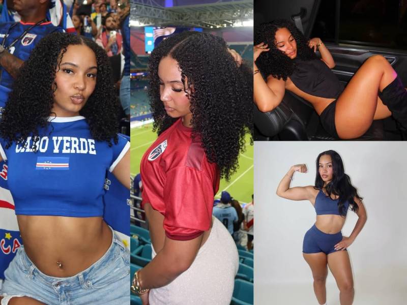 Es aficionada de Cabo Verde y ha ganado muchos seguidores por su pasión con el fútbol durante el Mundial 2026. Facebook Ariwitdahoodie.
