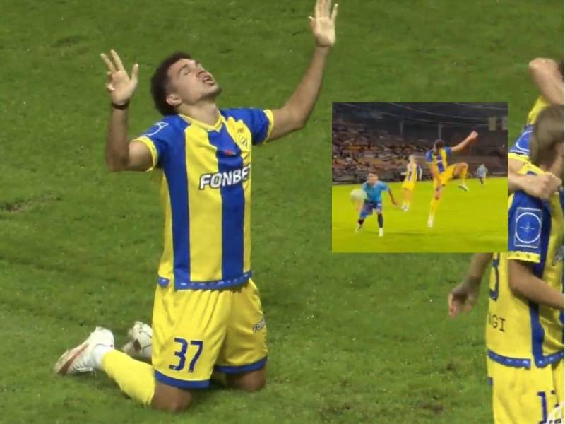 ¡Cabezazo letal! Erick Puerto se estrena con el Bate Borisov de Bielorrusia