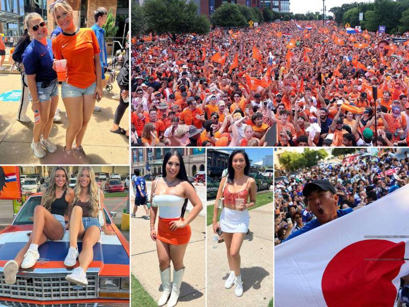 Todo lo que se vive en las afueras del AT&amp;T Stadium previo al partido que disputará Países Bajos contra Japón por el grupo F de la Copa del Mundo.