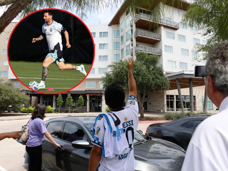 La Selección de Argentina llegó esta tarde a Texas para preparar el partido de este sábado contra Honduras y esto sucedió con Leo Messi.