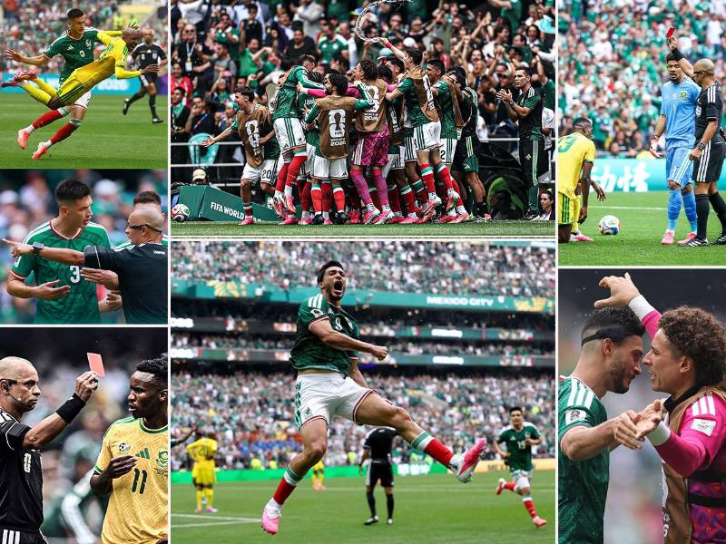 Todo lo que se vivió este jueves en el arranque de la Copa del Mundo 2026 que acabó con la victoria de México sobre Sudáfrica en el Grupo A. Fiesta, expulsiones y goles en el Estadio Azteca.