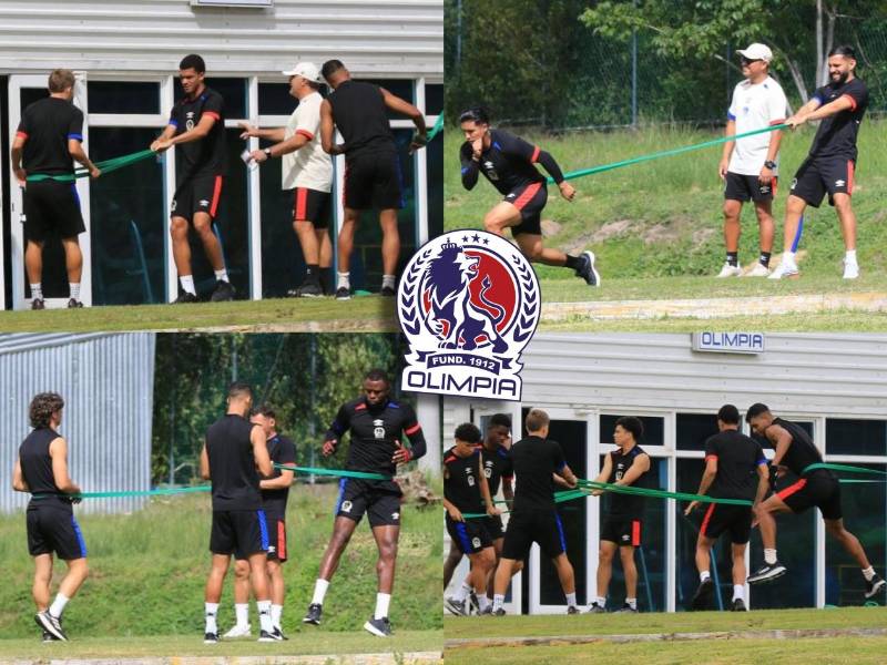 Con dos futbolistas de regreso: así fue el entreno de Olimpia previo a su debut ante Lobos UPNFM en el Apertura 2026 de la Liga Nacional de Honduras.