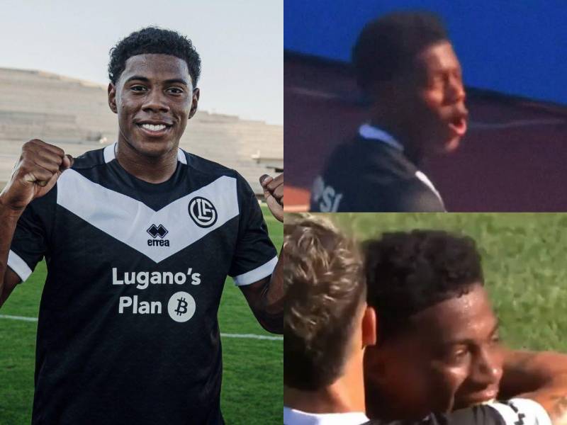 Dereck Moncada anotó su primer gol con el Lugano de Suiza.