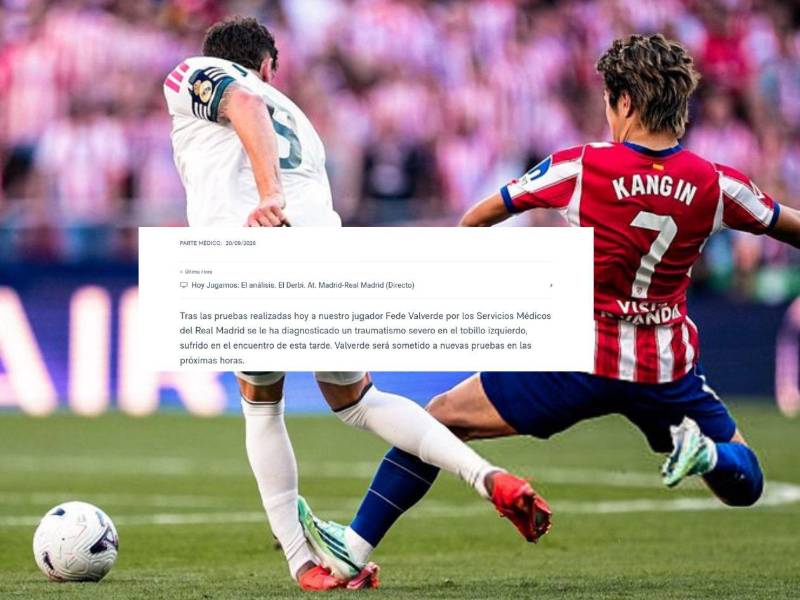 Esta es la fuerte lesión que sufrió Valverde tras la falta de Kang-In Lee