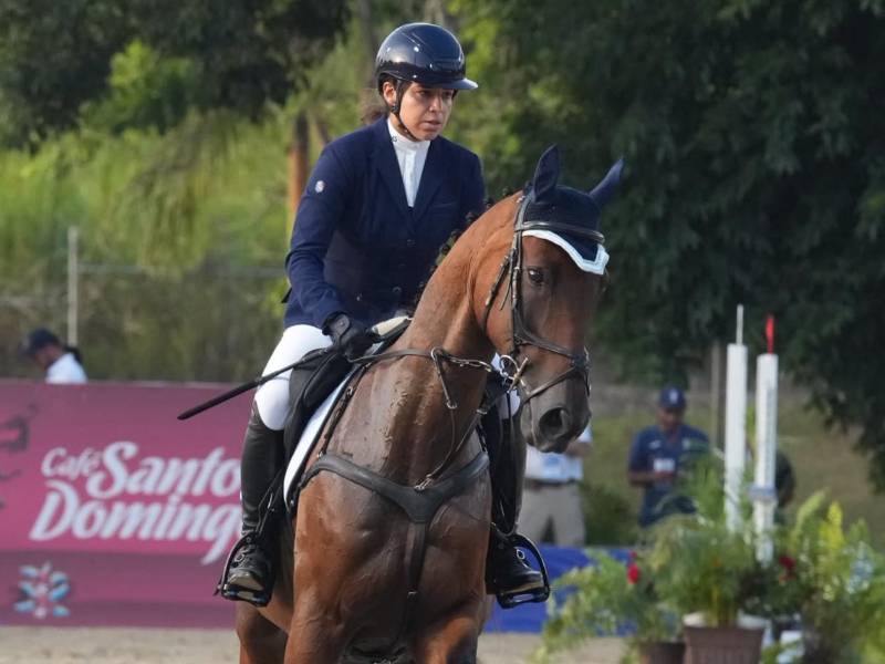 Lara Gabriel conquistó dos medallas de bronce para Honduras en la disciplina de ecuestre.