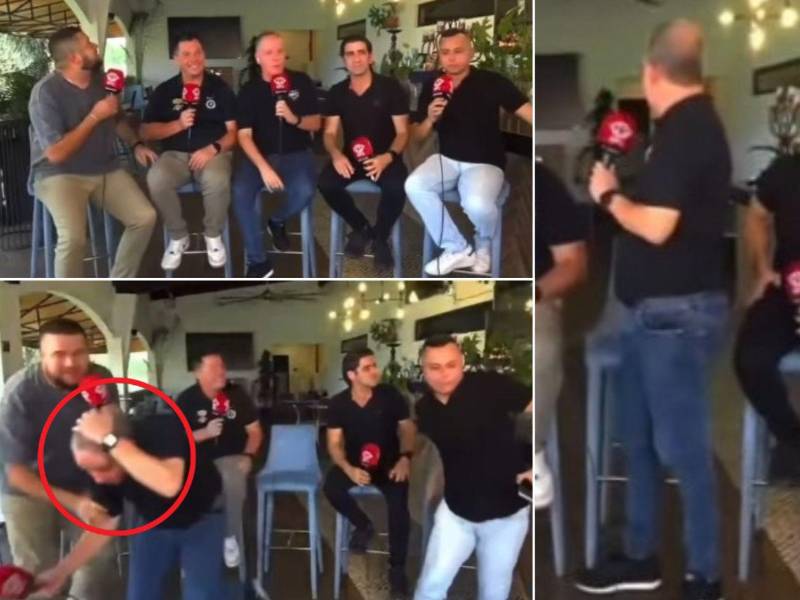 El equipo de Deportes RPC tuvo que suspender la entrevista y abandonar el estudio durante el terremoto en Panamá.