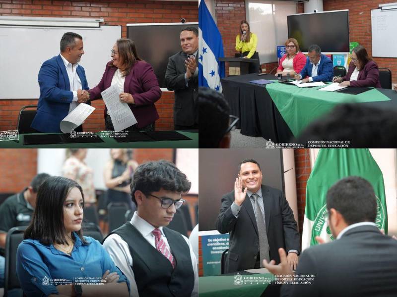 Educación y deporte: CONDEPOR y la UMH sellan alianza por la juventud catracha. Aquí te contamos los detalles del histórico convenio.