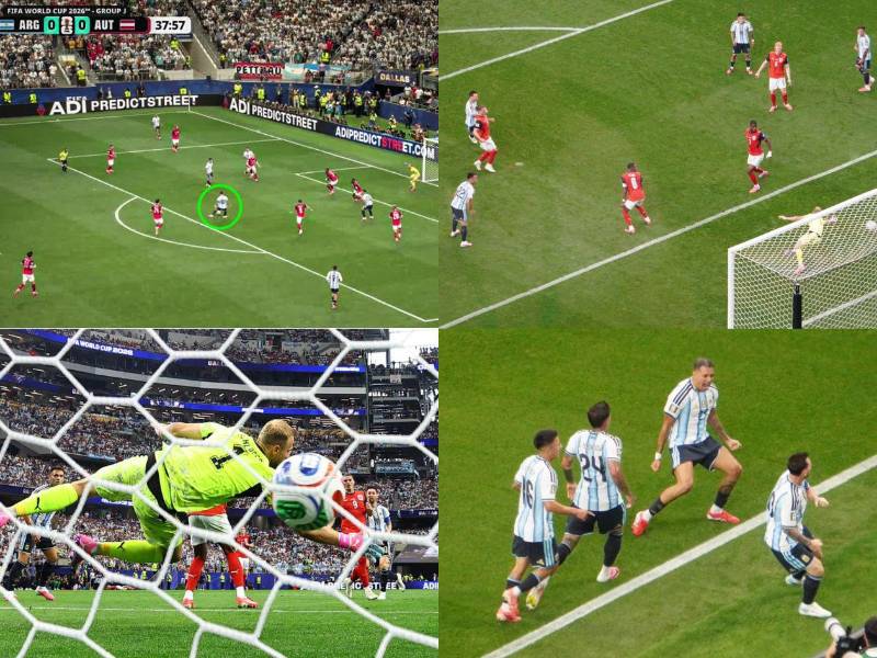Así fue el golazo de Messi que lo convierte en el máximo goleador en mundiales.