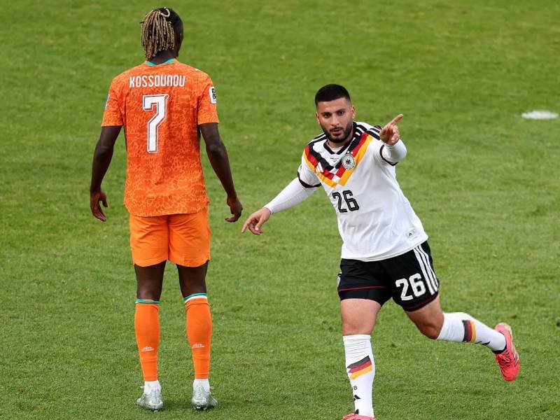 Denis Undav, en la segunda parte, fue autor de dos goles frente a Costa de Marfil. Foto cortesía @i3merz.