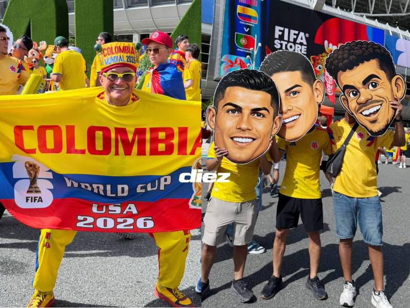 James Rodríguez vs Cristiano Ronaldo frente a frente hoy con el Colombia vs Portugal. Foto Jenny Fernández.
