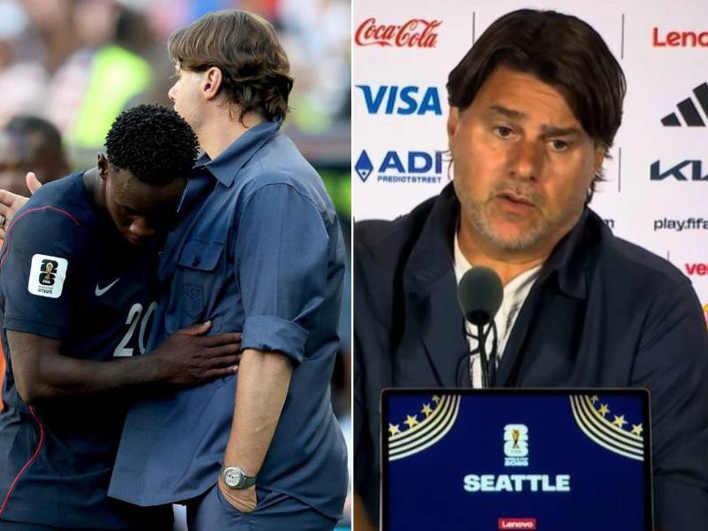 Mauricio Pochettino atendió a los medios de comunicación luego de despedirse de la Copa del Mundo con Estados Unidos.