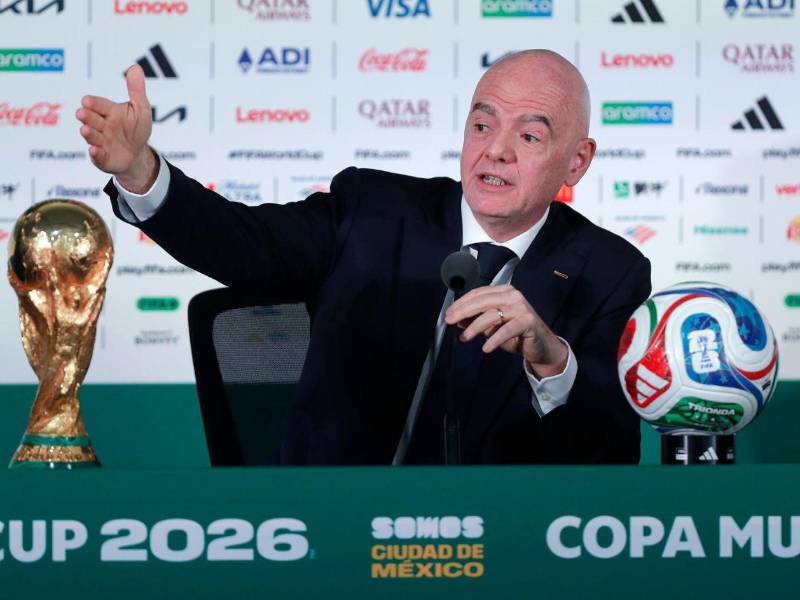 Gianni Infantino ofreció una conferenci de prensa a pocas horas de que arranque la Copa del Mundo 2026.