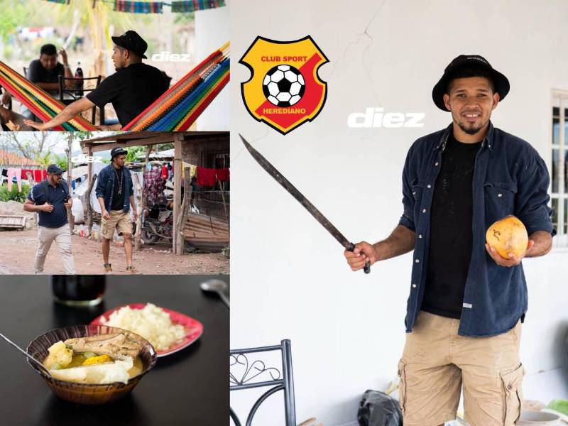 Arropado por los cerros que cubren la aldea Las Pilas en Sulaco, Yoro, nació Getsel Montes, actual campeón del Herediano de Costa Rica. Fotos Mauricio Ayala.
