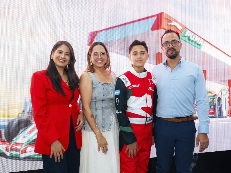 Puma Energy presentó oficialmente su alianza con el joven piloto hondureño Jeray Perdomo.