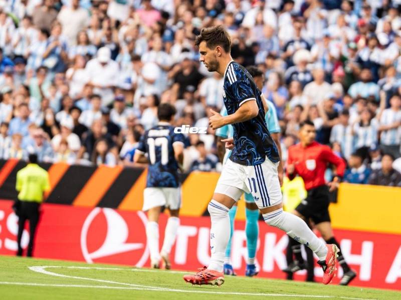 14': Honduras y Argentina están empatando sin goles en el Kyle Field de Houston.