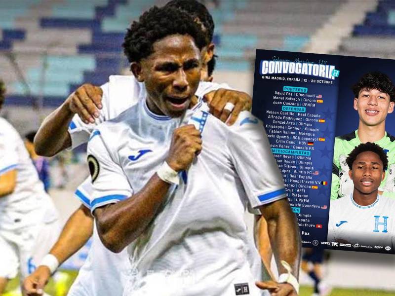 La Sub-17 de Honduras disputará partidos amistosos en la capital española previo a la Copa del Mundo en Qatar.