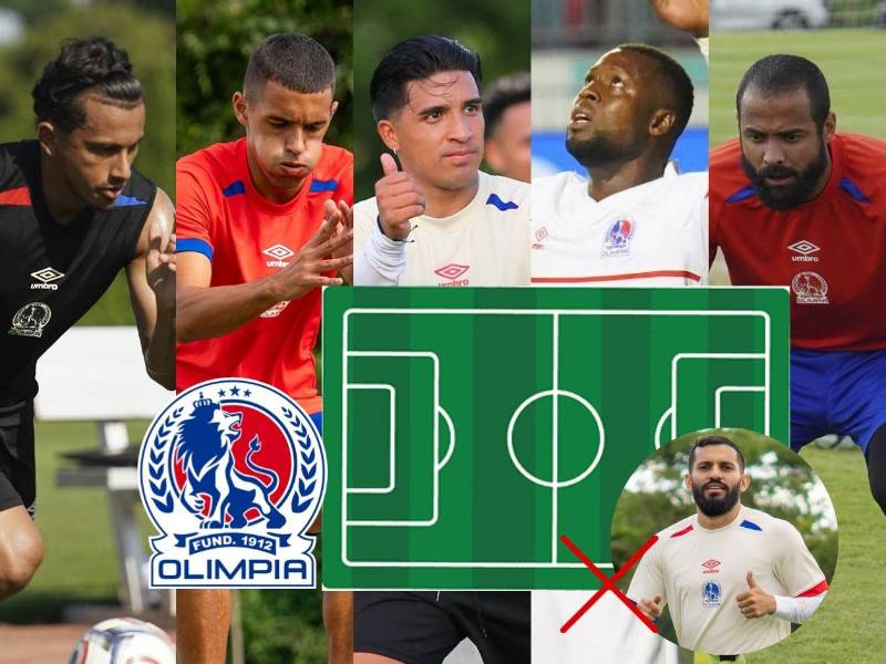¡Olimpia quiere amargar al Motagua! Este sería el 11 titular del león para encarar al Motagua por la final de la Supercopa de Honduras.