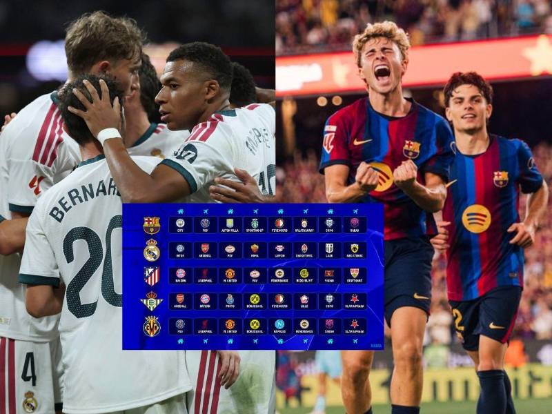 El Madrid empezará ante el Inter, el Barça ante el Feyenoord y el Atlético en Liverpool