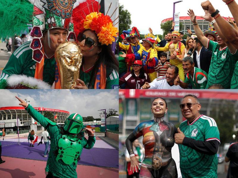 ¡EL MUNDIAL ES UNA LOCURA! Los hinchas mexicanos pusieron la fiesta en la previa del México vs Sudáfrica en el Estadio Azteca.